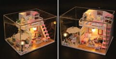 Dvěděti 2Kids Toys Miniatűr ház rózsaszín ház