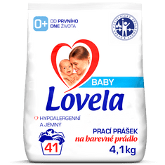 Lovela Baby mosópor színes ruhákra, 4,1 kg / 41 mosási adag
