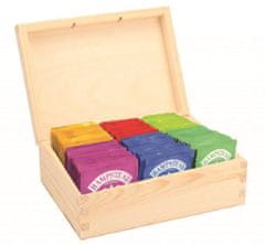 Hampstead Tea London Luxus természetes fa teafilter válogatás doboz, 78db - 6 fajta