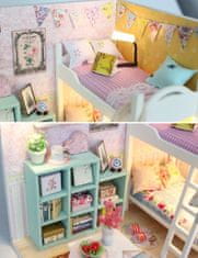 Dvěděti Gyermek miniatűr ház Cheryl szobája