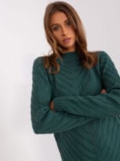 Badu Klasszikus női pulóver Essyllt sötétzöld Universal
