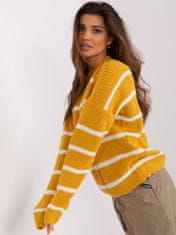 Badu Klasszikus női pulóver Ettalla sötét sárga Universal