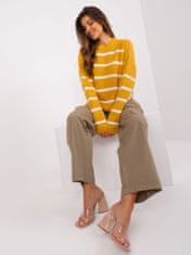 Badu Klasszikus női pulóver Ettalla sötét sárga Universal