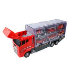 Aga4Kids Tűzoltóautók szállító teherautója