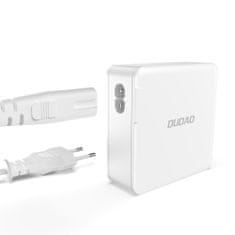 DUDAO A100EU GaN hálózati töltő adapter 2x USB-C / 2x USB 100W, fehér