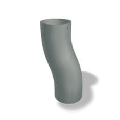 STREFA PREFA alumínium lábazati könyök Ø 100 mm, világosszürke P10 RAL 7005