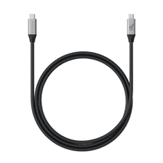 Satechi USB4 Pro Braided Cable 1.2m (PD240W,40Gbps data,8K/60Hz or 4K/120Hz) - fekete