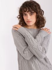 Wool Fashion Klasszikus női pulóver Tilgula szürke Universal