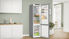 BOSCH Kombinált hűtőszekrény KGN39LBCF
