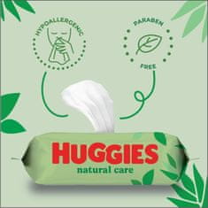 Huggies Natural Care törlőkendő, 10x56 db