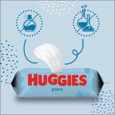 Huggies wipes PACK 2 x Pure Triplo 2 x 168db