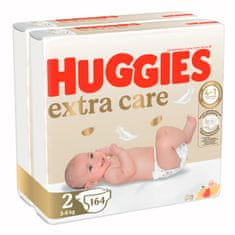 Huggies havi csomag Extra Care Newborn No. 2 - 164 db