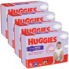 Huggies Pants Jumbo 6 (15-25 kg) 120 db - Egy havi csomagolás (4x30 db)