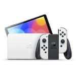 Nintendo Switch játékkonzol, fehér Joy-Con (OLED)