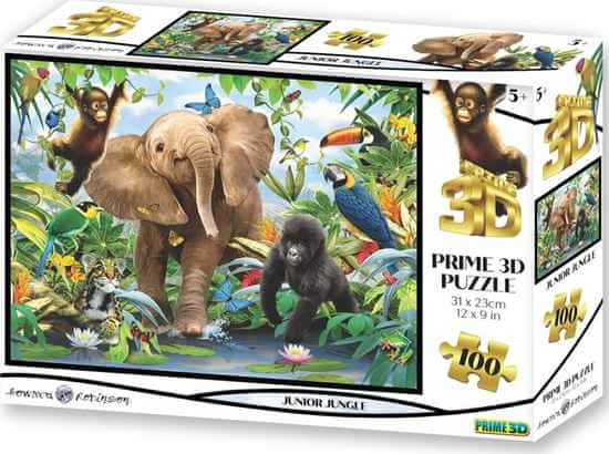 Prime 3D dzsungel puzzle 3D 100 darab