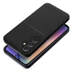 TKG Telefontok Samsung Galaxy A05s - Elegance fekete műanyag hátlap tok szilikon kerettel