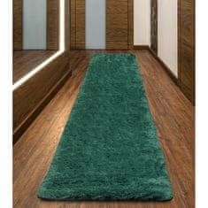 KOMFORTHOME Puha bolyhos csúszásgátló szőnyeg 80x300 cm Szín zöld