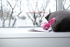 BuddyPhones Cosmos+ gyerek bluetooth fejhallgató levehető mikrofonnal, rózsaszín