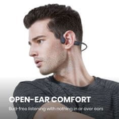 SHOKZ OpenRun Bluetooth fülbe helyezhető fejhallgató, fekete