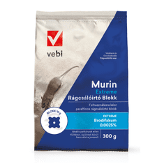 Vebi Istituto Bio Vebi Murin rágcsálóirtó blokk, viasztömbbe zárt méreg egér és patkány ellen, 300 g