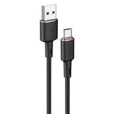 AceFast Acefast USB - USB-C kábel 1.2m, 3A fekete (C2-04 fekete)