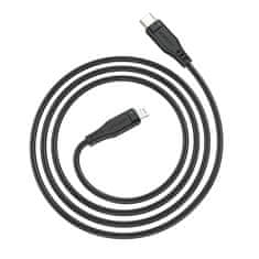 AceFast Acefast MFI USB-C - Lightning kábel 1.2m, 30W, 3A fekete (C3-01 fekete)