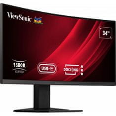 Viewsonic Ultrawide VG3419C Monitor 34inch 3440x1440 VA 120Hz 3.5ms Fekete