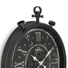 MPM QUALITY Divatos műanyag óra fogaskerekekkel Vintage Timekeeper E01.4326.90