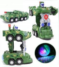 CAB Toys Robot transzformátor tartálykocsi és robot 2 az 1-ben 