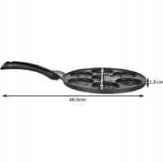 MG Pancakes palacsintasütő 26cm, fekete