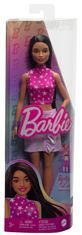 Mattel Barbie Modell baba - csillogó szoknya és rózsaszín felső csillagokkal FBR37