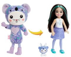 Mattel Barbie Cutie Reveal Chelsea jelmezben - nyuszi lila koala jelmezben HRK27