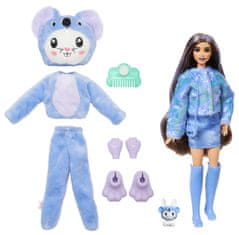 Mattel Barbie Cutie Reveal Barbie jelmezben - nyuszi lila koala jelmezben HRK22