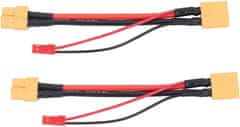 YUNIQUE GREEN-CLEAN Set 2Pcs XT60 kábel adapter: 14 AWG apa &a csatlakozó 22 AWG JST csatlakozóval - ideális tartozékok RC modellekhez