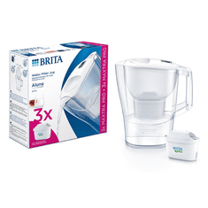 BRITA Aluna vízszűrő kancsó 2.4 liter fehér + 3db Maxtra Pro szűrőbetét (1053054) (br1053054)