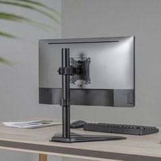 Brateck LDT66-T01 asztali monitortartó 1 monitorhoz, fekete színben