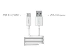 2-Power 2-Tápkábel USB-A USB-C-re, 1M
