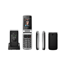 Beafon SL605 2,4" Flip Mobiltelefon FEKETE (129767)