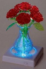 HCM Kinzel 3D kristály puzzle Rózsacsokor 47 darab