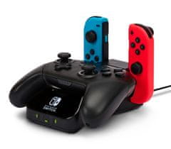Power A Charging Base, Nintendo Switch/Lite/OLED, Fekete, Kontroller töltőállomás