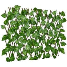 Shopdbest Válaszfal kerítés levelekkel (295 x 58 cm)