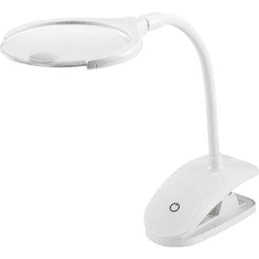 Toolcraft WSL-006 LED nagyító lámpa asztali bilinccsel 60lm 1.75 x, 3 x Lencseméret: (O) 110 mm (TO-6378552)