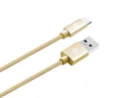 Aligator PREMIUM adatkábel 2A, USB-C arany