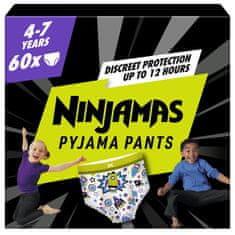 Pampers Ninjama pizsamanadrág Kozmikus hajó, 60 db, 7 év, 17kg-30kg