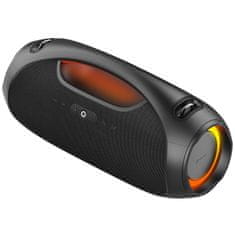 Magnus Pro, TWS, 60 W, RGB világítás, USB, Bluetooth, Vízálló, Hordozható, Vezeték nélküli hangszoró