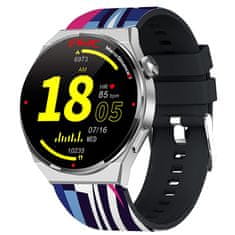 Trevi Chytré hodinky , T-FIT 300 CALL MWC smartwatch, náhradní řemínek, voděodolný IP67, sledování zdravotních funkcí, bluetooth 5.0