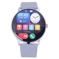 Trevi Chytré hodinky , T-FIT 230 CALL SILVER smartwatch, bluetooth, monitor spánku, zdravotní funkce