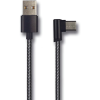 USB Lade-/Datenkabel "Deluxe" für USB Type C 3.1 1m sw (797007)