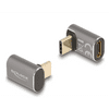 DELOCK USB-adapter 40 Gb/s USB Type-C PD 3.0 100 W 8K 60 Hz szürke (60054)