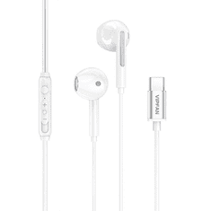 Vipfan M11 vezetékes (USB-C) fülhallgató fehér (M11-white) (M11-white)